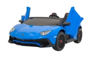 Dvivietis elektromobilis Lamborghini Aventador SV, Blue-Elektromobiliai vaikams, Mašinos-e-vaikas