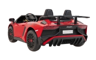Dvivietis elektromobilis Lamborghini Aventador SV, Red-Elektromobiliai vaikams, Mašinos-e-vaikas