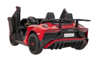 Dvivietis elektromobilis Lamborghini Aventador SV, Red-Elektromobiliai vaikams, Mašinos-e-vaikas