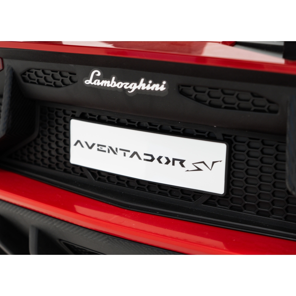 Pojazd Lamborghini Aventador SV Czerwony