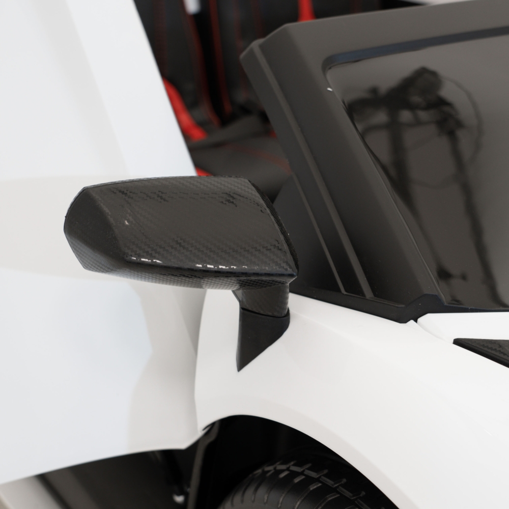 Dvivietis elektromobilis Lamborghini Aventador SV, White-Elektromobiliai vaikams, Mašinos-e-vaikas