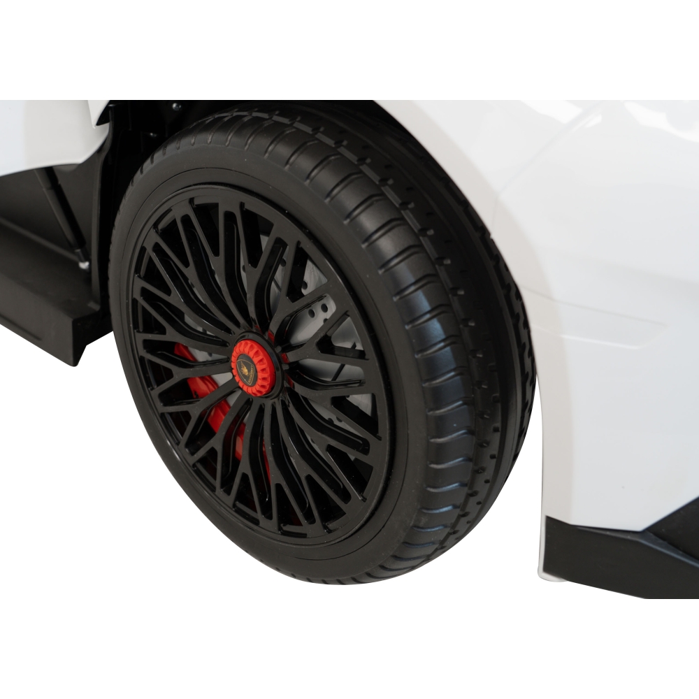 Dvivietis elektromobilis Lamborghini Aventador SV, White-Elektromobiliai vaikams, Mašinos-e-vaikas