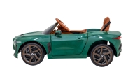 Autko Bentley Bacalar na akumulator dla dzieci Zielony + Pilot + EVA + Wolny Start + Audio LED