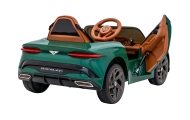 Autko Bentley Bacalar na akumulator dla dzieci Zielony + Pilot + EVA + Wolny Start + Audio LED