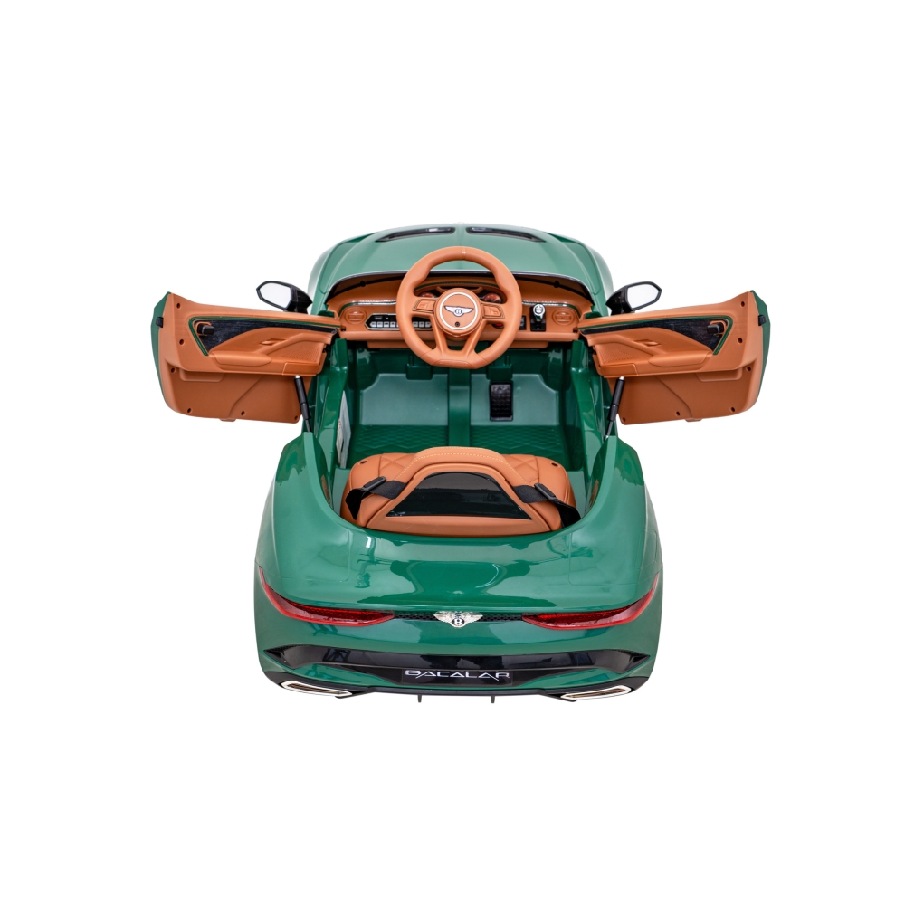 Autko Bentley Bacalar na akumulator dla dzieci Zielony + Pilot + EVA + Wolny Start + Audio LED