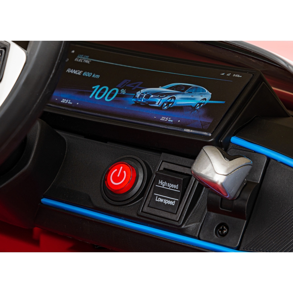 Elektromobilis BMW i4, Red-Elektromobiliai vaikams, Mašinos-e-vaikas
