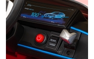Autko BMW i4 na akumulator dla dzieci Czerwony + Wolny Start + EVA + Ekoskóra + Audio LED + Pilot