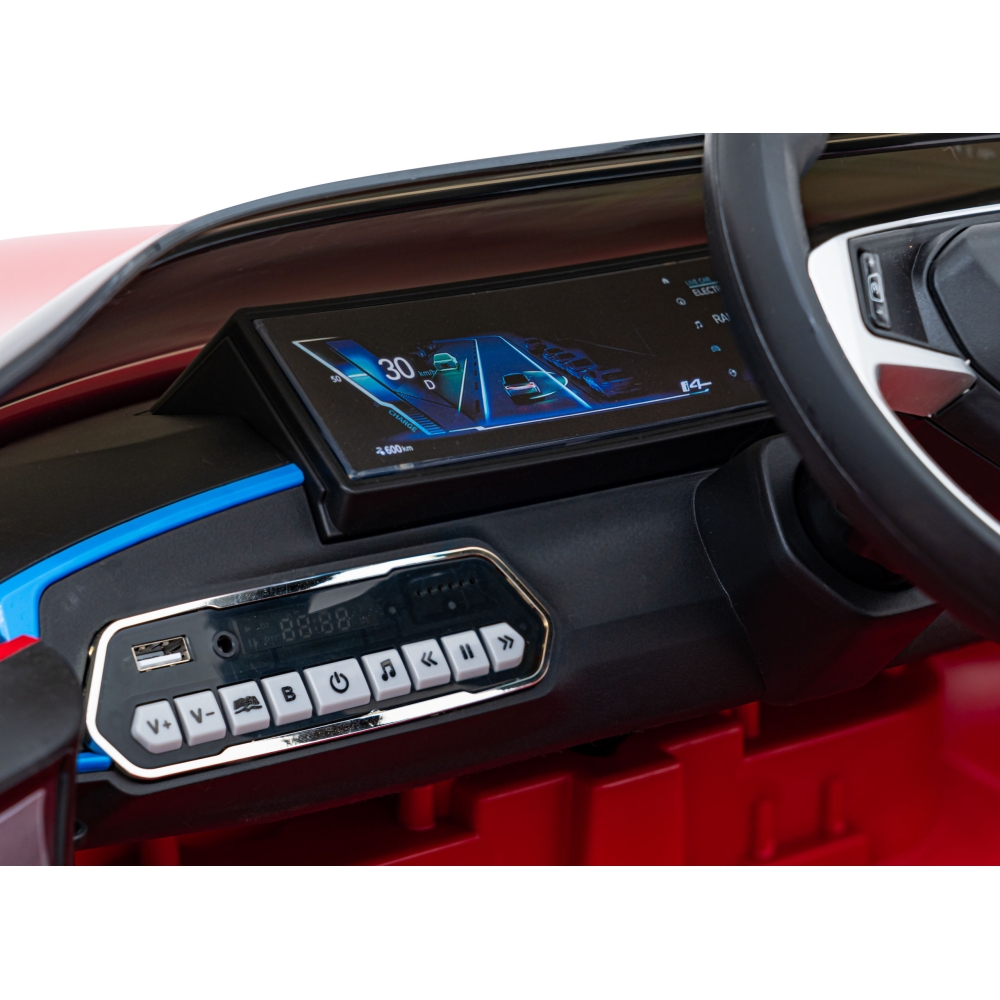 Elektromobilis BMW i4, Red-Elektromobiliai vaikams, Mašinos-e-vaikas
