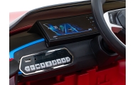 Autko BMW i4 na akumulator dla dzieci Czerwony + Wolny Start + EVA + Ekoskóra + Audio LED + Pilot