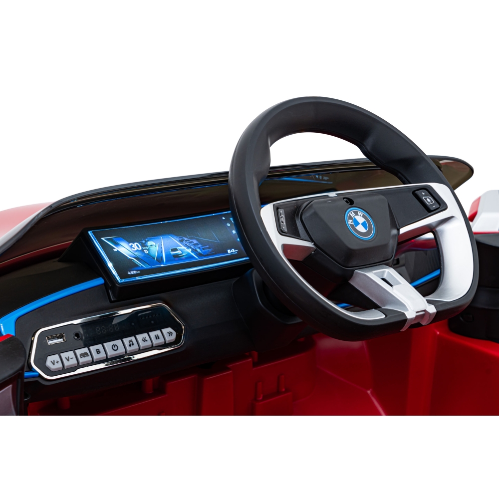 Elektromobilis BMW i4, Red-Elektromobiliai vaikams, Mašinos-e-vaikas