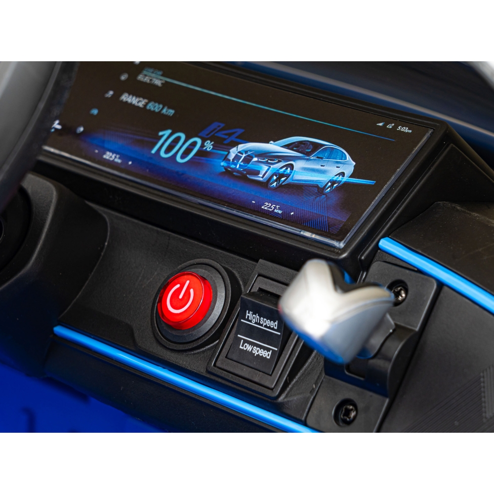 Elektromobilis BMW i4, Blue-Elektromobiliai vaikams, Mašinos-e-vaikas