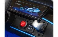 Autko BMW i4 na akumulator dla dzieci Niebieski + Wolny Start + EVA + Ekoskóra + Audio LED + Pilot