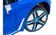 Autko BMW i4 na akumulator dla dzieci Niebieski + Wolny Start + EVA + Ekoskóra + Audio LED + Pilot