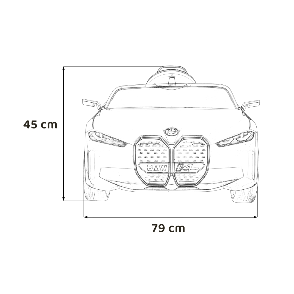 Elektromobilis BMW i4, Gold-Elektromobiliai vaikams, Mašinos-e-vaikas