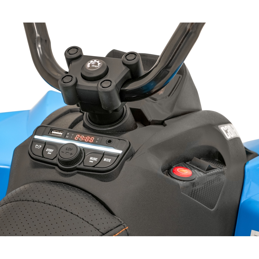 Elektrinis keturratis Maverick ATV, Blue-Elektromobiliai vaikams, Keturračiai ir bagiai-e-vaikas