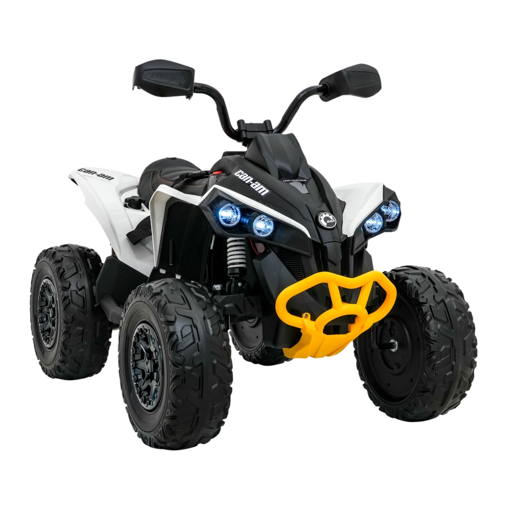 Elektrinis keturratis Maverick ATV, White-Elektromobiliai vaikams, Keturračiai ir bagiai-e-vaikas