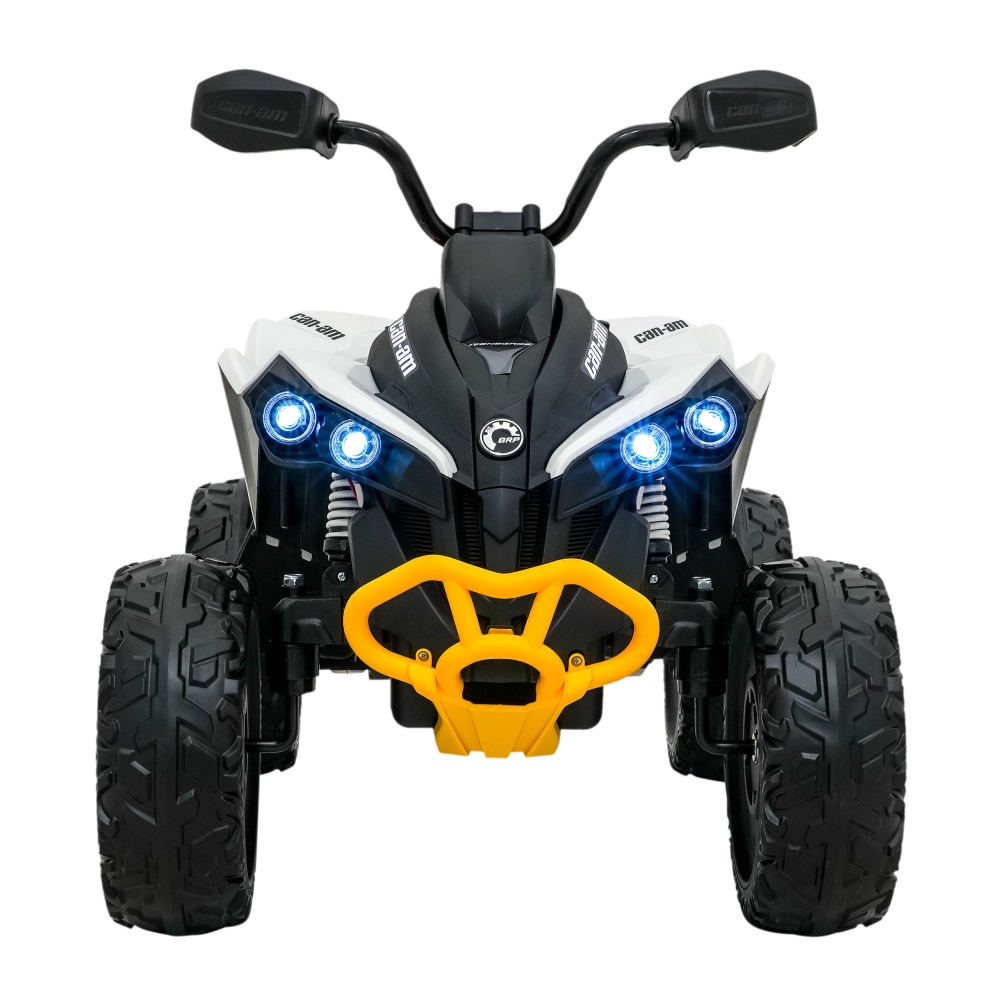 Elektrinis keturratis Maverick ATV, White-Elektromobiliai vaikams, Keturračiai ir bagiai-e-vaikas