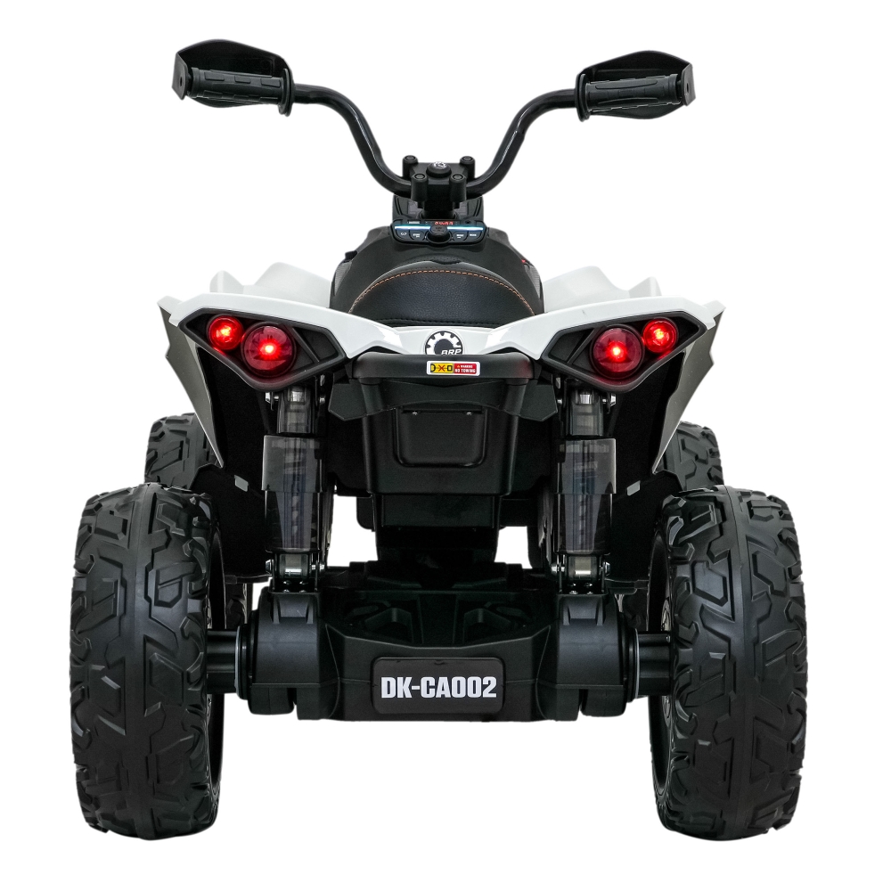 Elektrinis keturratis Maverick ATV, White-Elektromobiliai vaikams, Keturračiai ir bagiai-e-vaikas