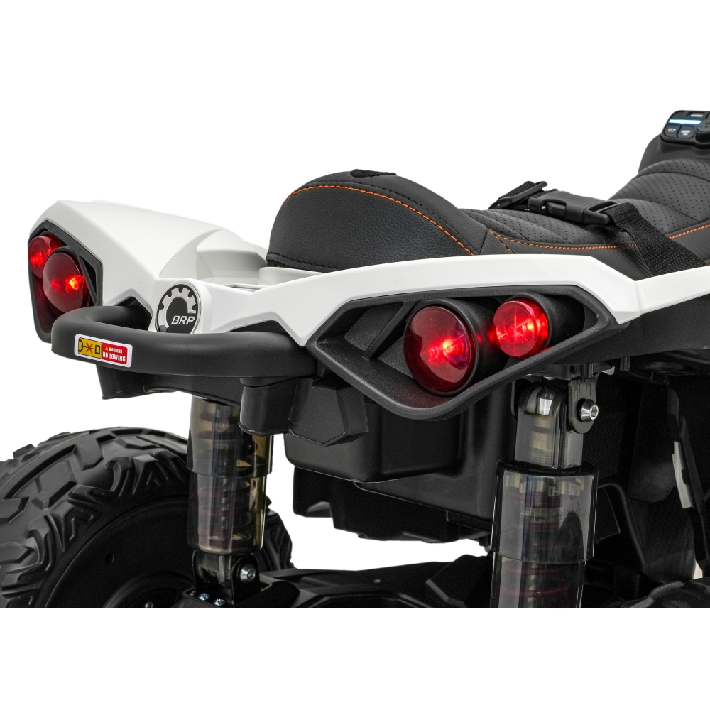 Elektrinis keturratis Maverick ATV, White-Elektromobiliai vaikams, Keturračiai ir bagiai-e-vaikas