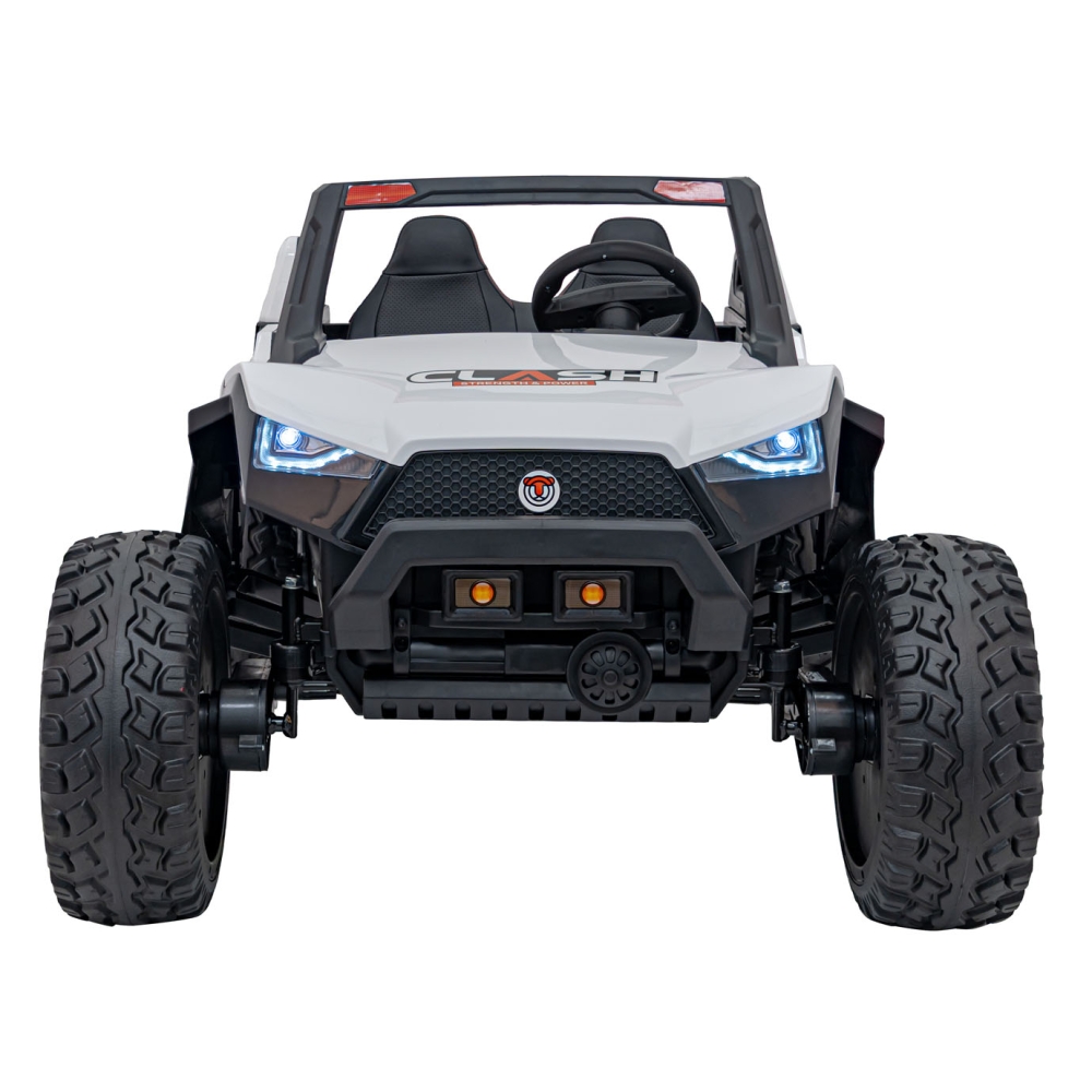 Elektrinis Buggy Clash STRONG 4x4, White-Elektromobiliai vaikams, Keturračiai ir bagiai-e-vaikas