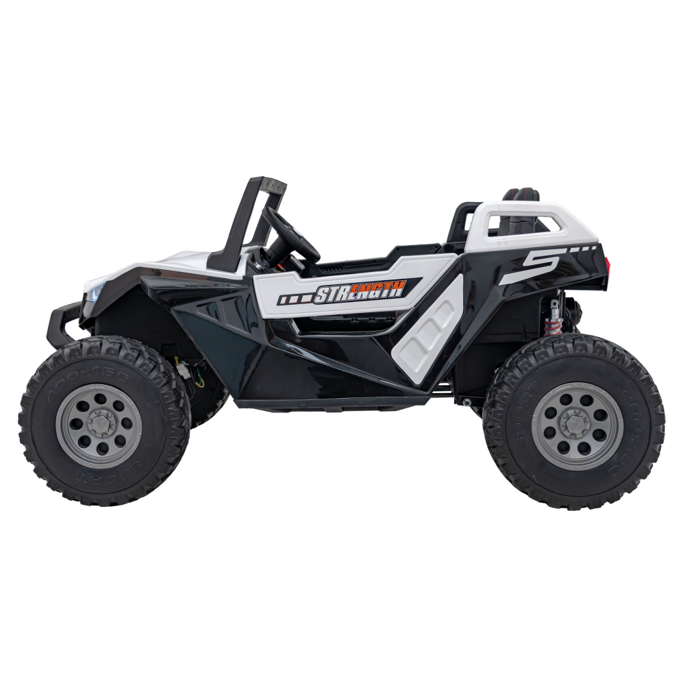 Elektrinis Buggy Clash STRONG 4x4, White-Elektromobiliai vaikams, Keturračiai ir bagiai-e-vaikas