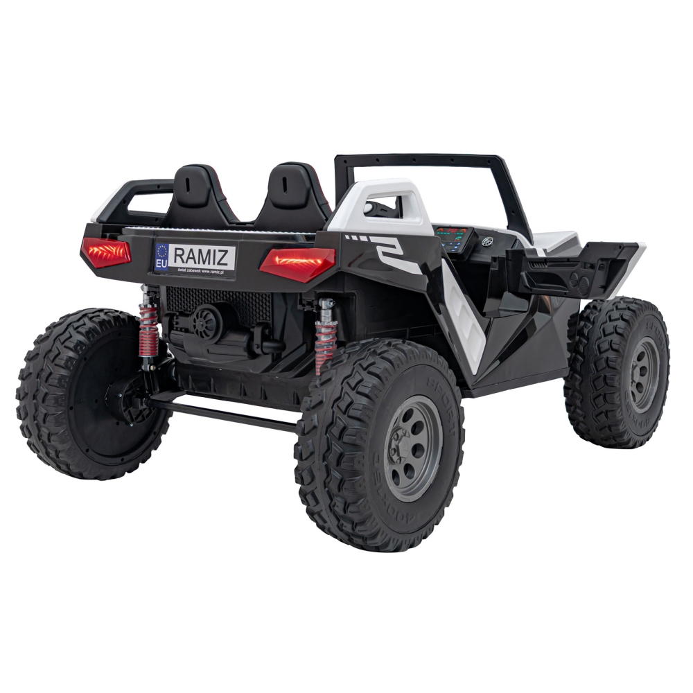 Elektrinis Buggy Clash STRONG 4x4, White-Elektromobiliai vaikams, Keturračiai ir bagiai-e-vaikas