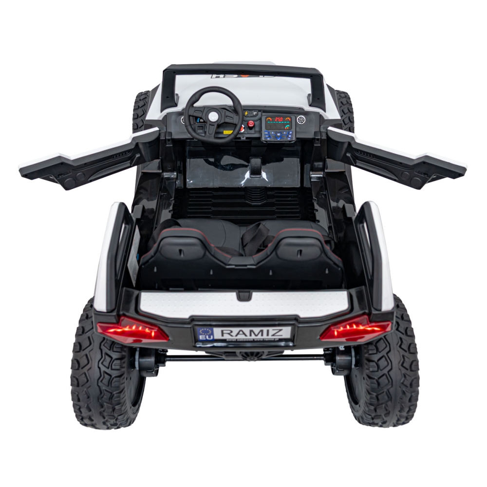Elektrinis Buggy Clash STRONG 4x4, White-Elektromobiliai vaikams, Keturračiai ir bagiai-e-vaikas