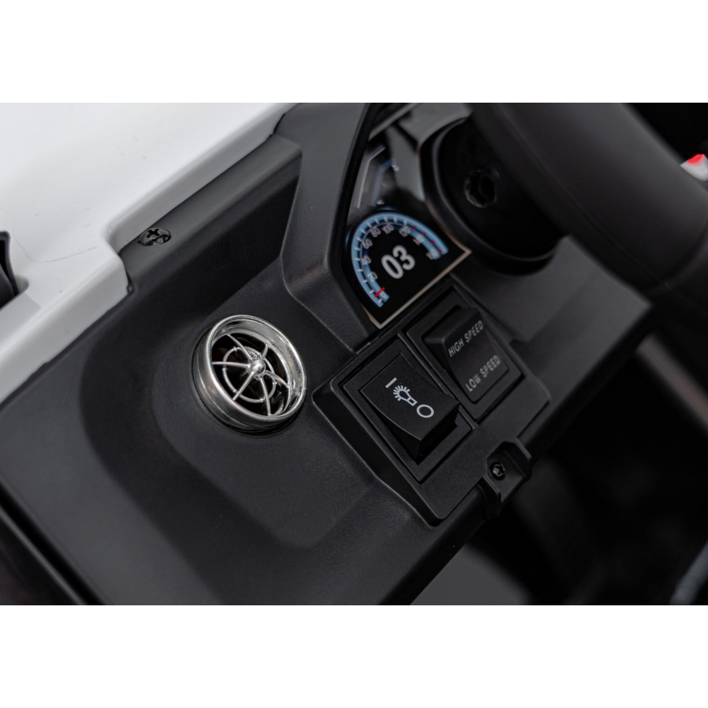 Elektrinis Buggy Clash STRONG 4x4, White-Elektromobiliai vaikams, Keturračiai ir bagiai-e-vaikas
