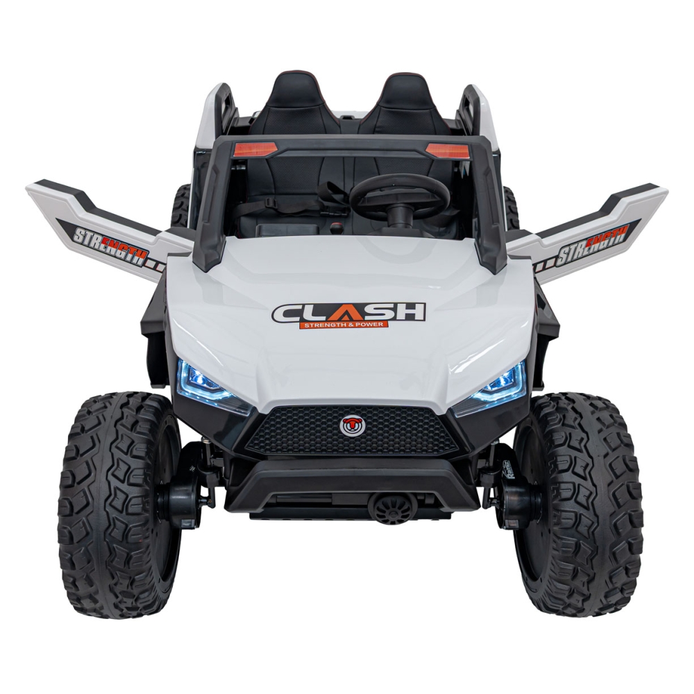 Elektrinis Buggy Clash STRONG 4x4, White-Elektromobiliai vaikams, Keturračiai ir bagiai-e-vaikas