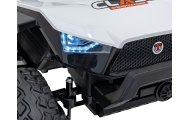 Elektrinis Buggy Clash STRONG 4x4, White-Elektromobiliai vaikams, Keturračiai ir bagiai-e-vaikas