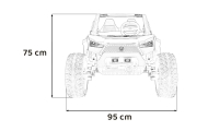 Pojazd Buggy Clash STRONG 4x4 Biały