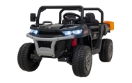 „Auto Pick-Up Speed 900“ vaikams, juodos spalvos + 4x4 pavara + atverčiamas kėbulas-Elektromobiliai vaikams, Visureigiai-e-vaika