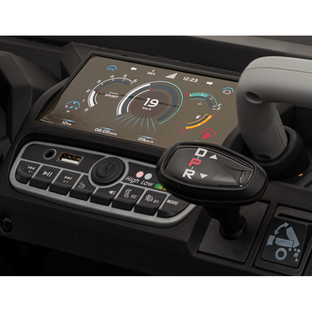 Elektromobilis Auto Pick-Up Speed 900 4x4, Black-Elektromobiliai vaikams, Sunkvežimiai-e-vaikas