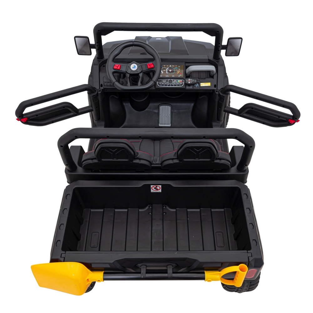 Elektromobilis Auto Pick-Up Speed 900 4x4, Black-Elektromobiliai vaikams, Sunkvežimiai-e-vaikas