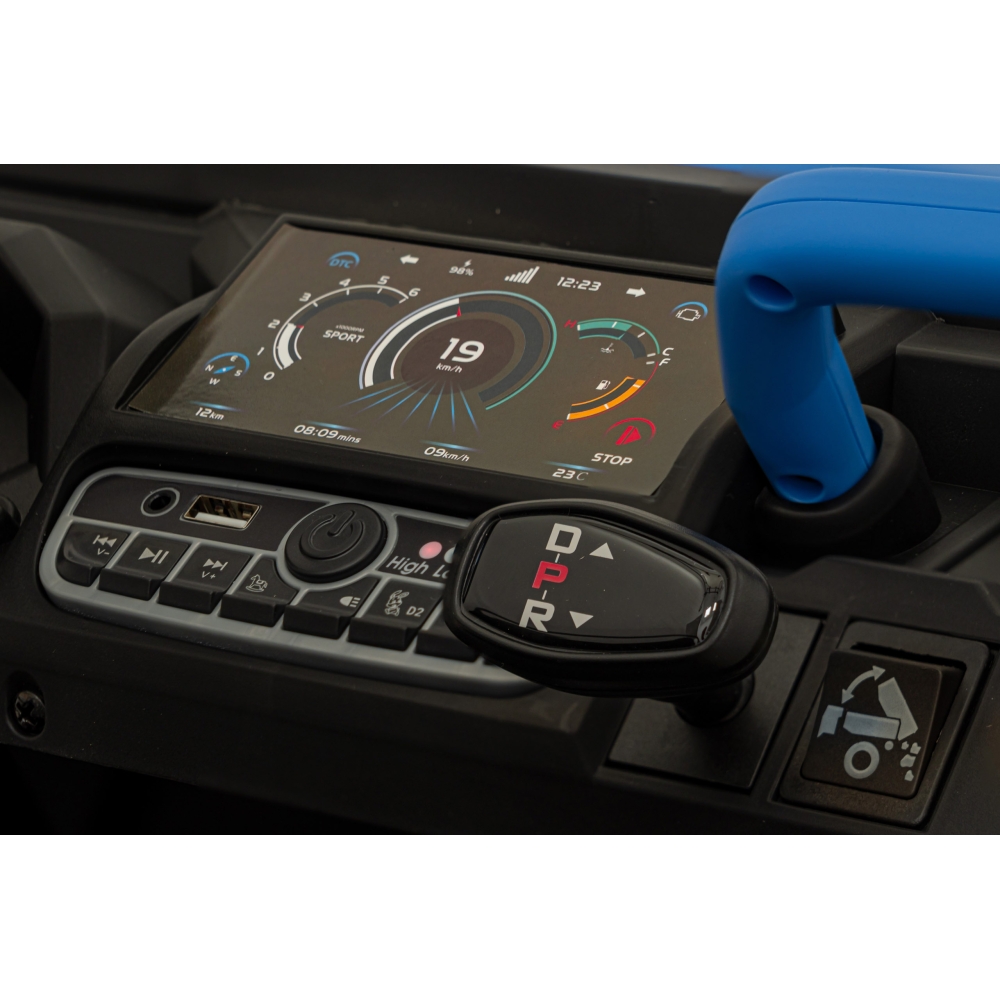 Elektromobilis Auto Pick-Up Speed 900 4x4, Blue-Elektromobiliai vaikams, Sunkvežimiai-e-vaikas