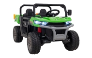 Auto Pick-Up Speed 900 dla dzieci Zielony + Napęd 4x4 + Ruchomy kiper + Bagażnik + Pilot + Łopatka + Audio LED