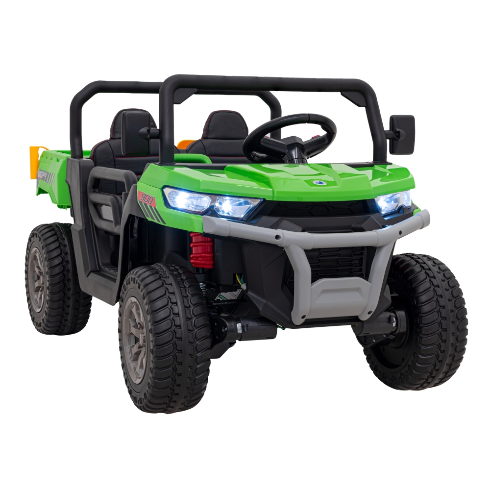 Elektromobilis Auto Pick-Up Speed 900 4x4, Green-Elektromobiliai vaikams, Sunkvežimiai-e-vaikas