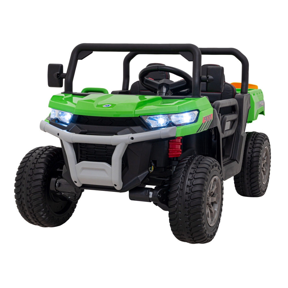 Elektromobilis Auto Pick-Up Speed 900 4x4, Green-Elektromobiliai vaikams, Sunkvežimiai-e-vaikas