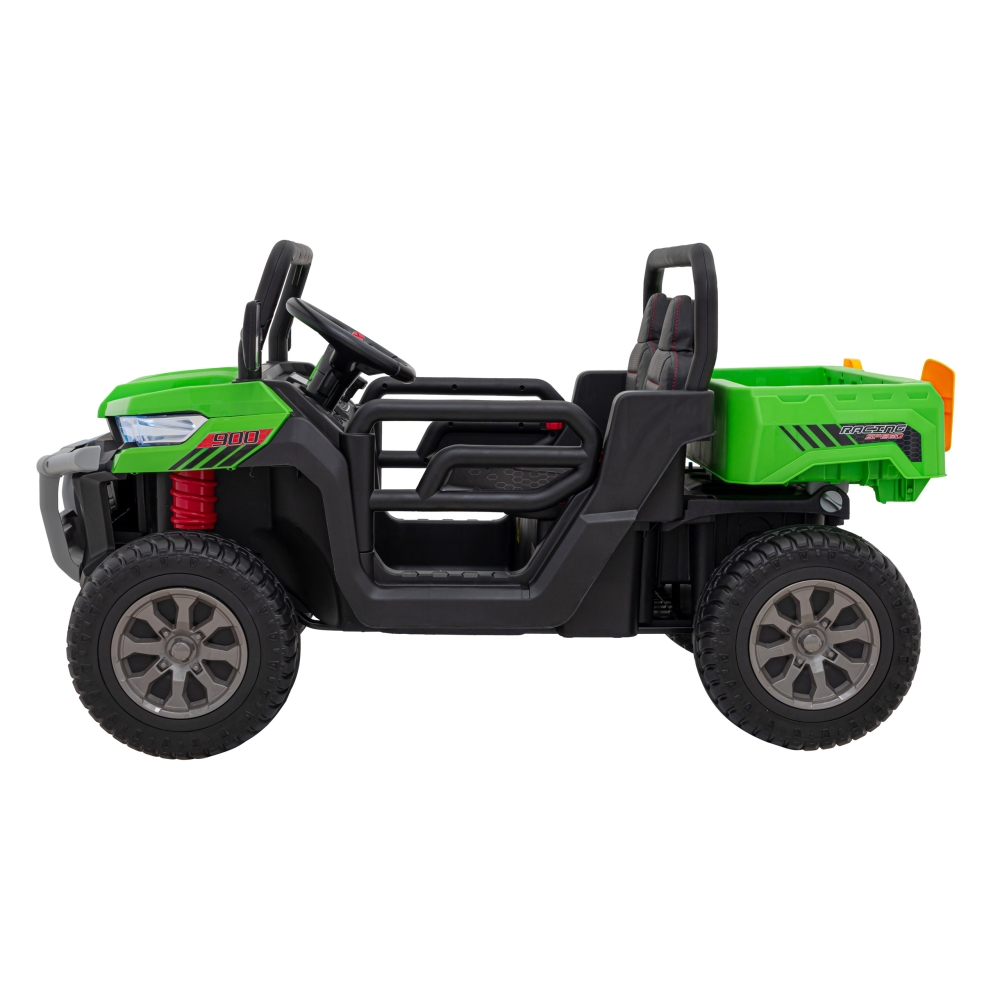 Elektromobilis Auto Pick-Up Speed 900 4x4, Green-Elektromobiliai vaikams, Sunkvežimiai-e-vaikas