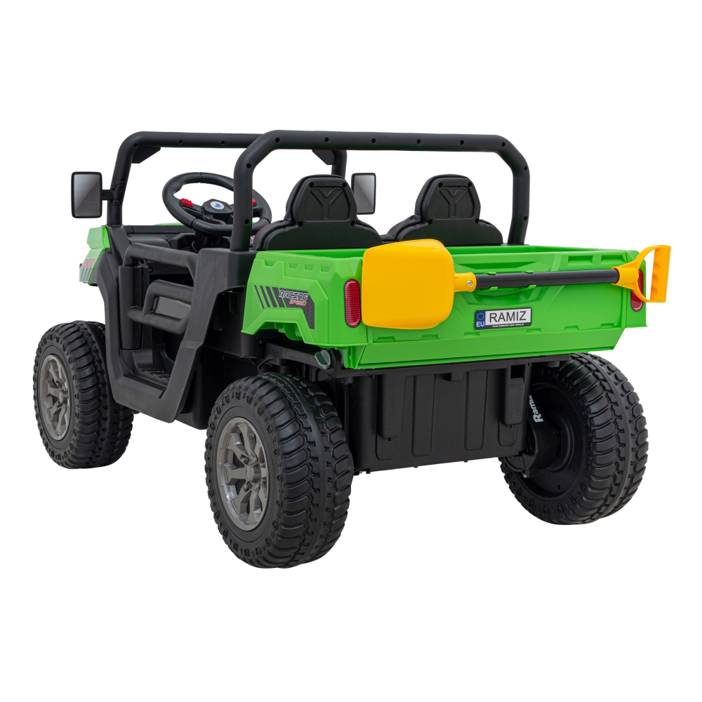 Elektromobilis Auto Pick-Up Speed 900 4x4, Green-Elektromobiliai vaikams, Sunkvežimiai-e-vaikas