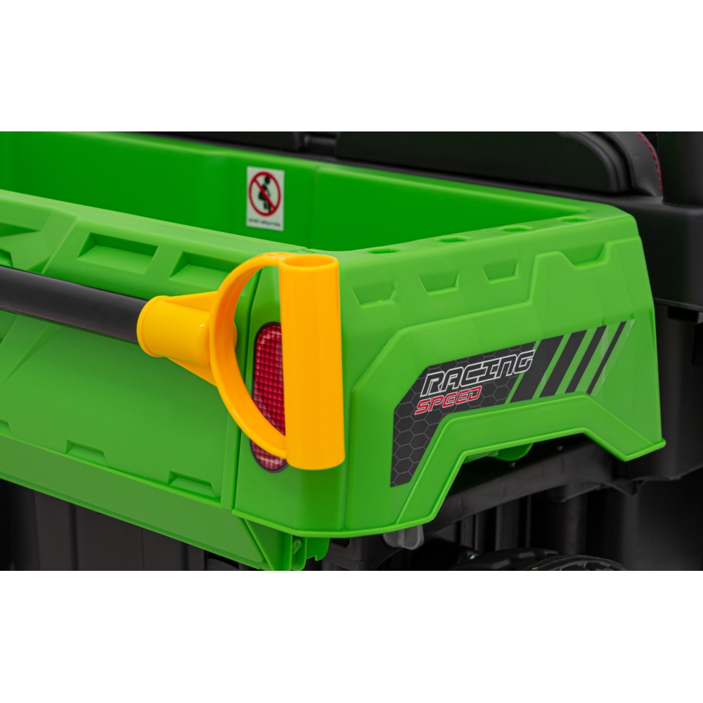 Elektromobilis Auto Pick-Up Speed 900 4x4, Green-Elektromobiliai vaikams, Sunkvežimiai-e-vaikas