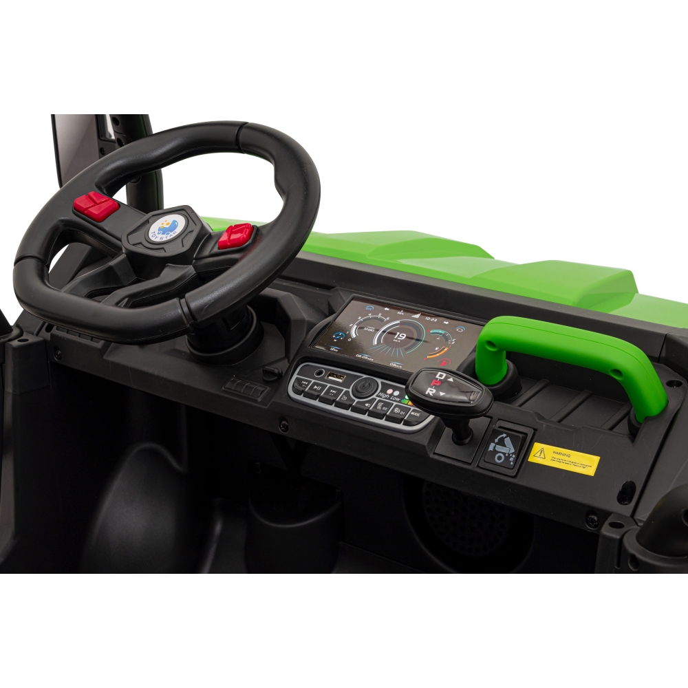Elektromobilis Auto Pick-Up Speed 900 4x4, Green-Elektromobiliai vaikams, Sunkvežimiai-e-vaikas