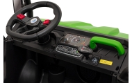Auto Pick-Up Speed 900 dla dzieci Zielony + Napęd 4x4 + Ruchomy kiper + Bagażnik + Pilot + Łopatka + Audio LED