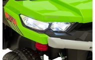 „Auto Pick-Up Speed 900“ vaikams, žalia + 4x4 pavara + atverčiamas kėbulas + bagažinė + nuotolinio valdymo pultas + kastuvėlis +