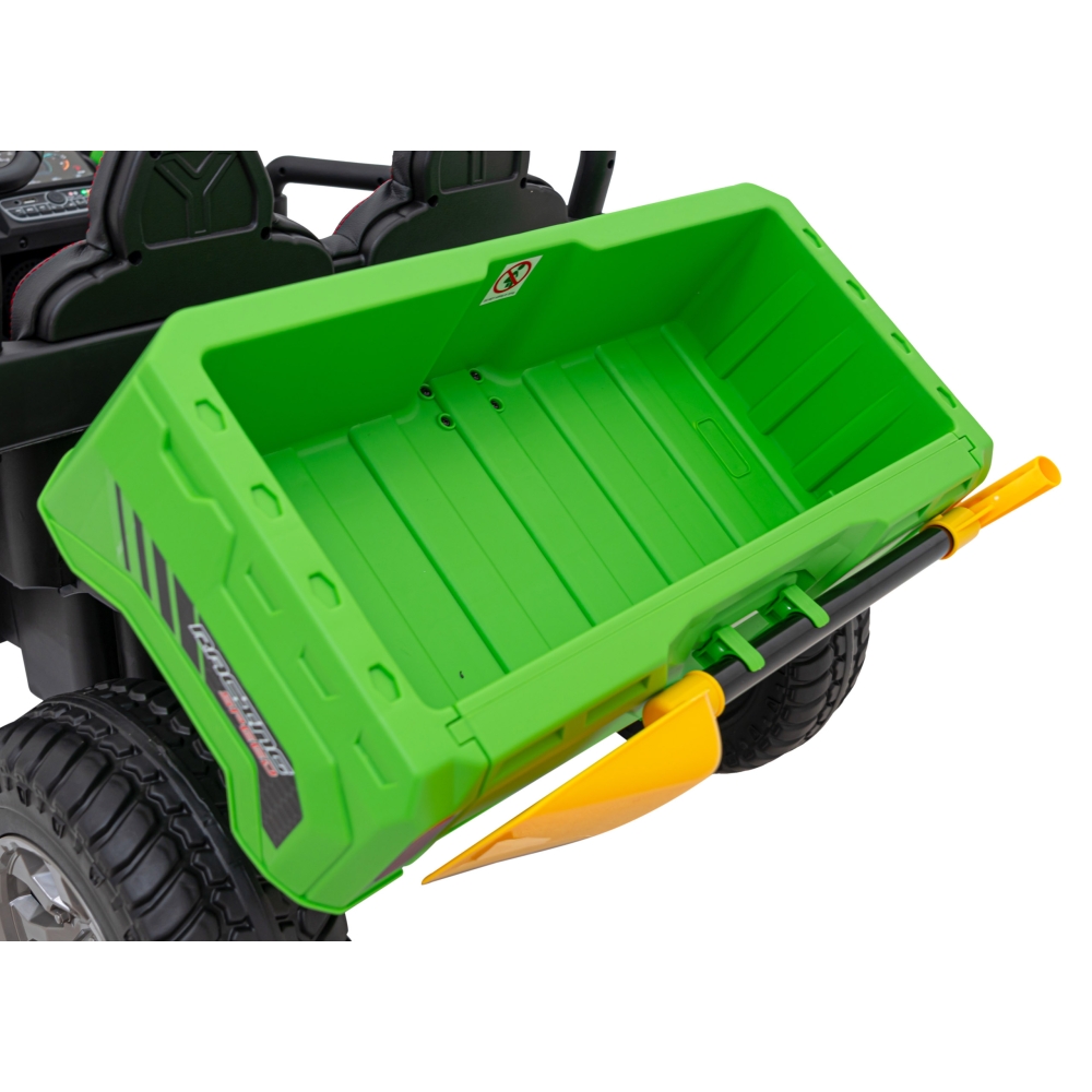 Elektromobilis Auto Pick-Up Speed 900 4x4, Green-Elektromobiliai vaikams, Sunkvežimiai-e-vaikas