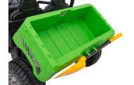 „Auto Pick-Up Speed 900“ vaikams, žalia + 4x4 pavara + atverčiamas kėbulas + bagažinė + nuotolinio valdymo pultas + kastuvėlis +