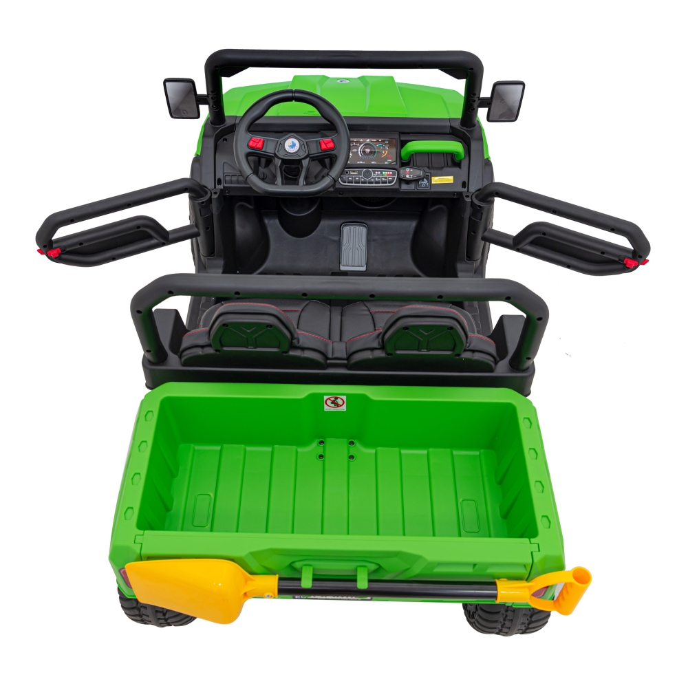 Elektromobilis Auto Pick-Up Speed 900 4x4, Green-Elektromobiliai vaikams, Sunkvežimiai-e-vaikas