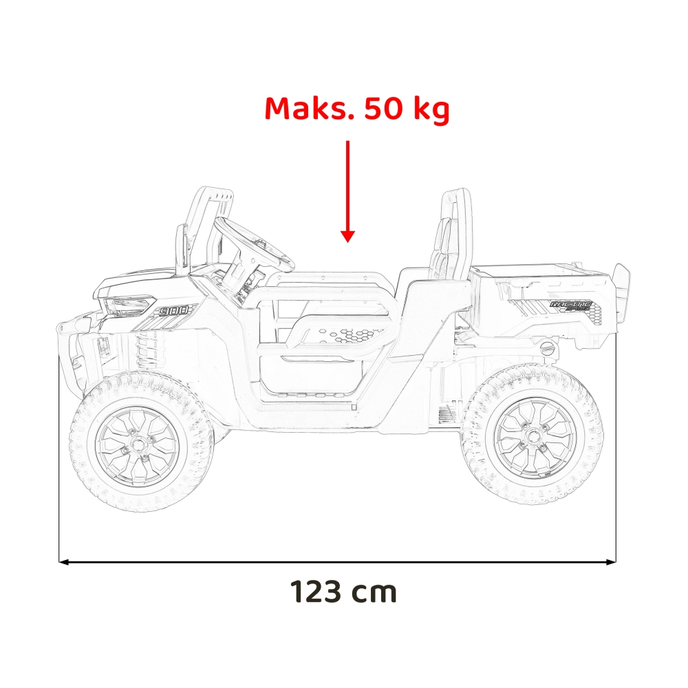 Elektromobilis Auto Pick-Up Speed 900 4x4, Green-Elektromobiliai vaikams, Sunkvežimiai-e-vaikas