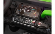 „Auto Pick-Up Speed 900“ vaikams, žalia + 4x4 pavara + atverčiamas kėbulas + bagažinė + nuotolinio valdymo pultas + kastuvėlis +
