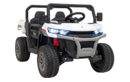 Auto Pick-Up Speed 900 dla dzieci Biały + Napęd 4x4 + Ruchomy kiper + Bagażnik + Pilot + Łopatka + Audio LED